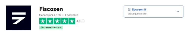 recensioni Fiscozen su Trustpilot